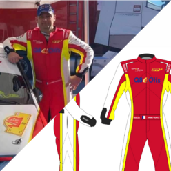 Sparco Competition Racing Suit - Example of Personalization